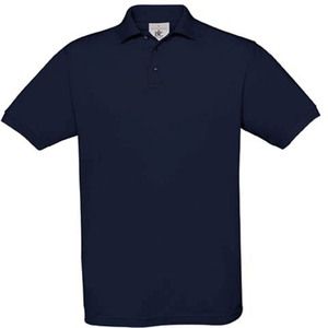 B&C CGSAFE - Tricou Polo Clasic din Bumbac cu Guler Ribbed