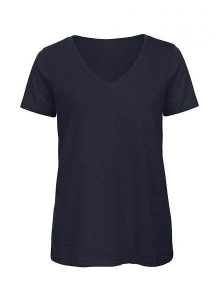 B&C BC045 - Organic Cotton V-Neck Women's Tee - Soft & Affordable
