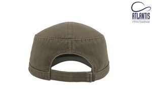 Atlantida AT098 - Șapcă Chic Stil Militar din Bumbac cu Potrivire Reglabilă