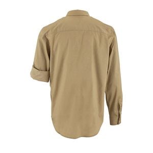 Al lui SOL 02763 - Cămașă clasică din bumbac pentru bărbați cu buzunare la piept