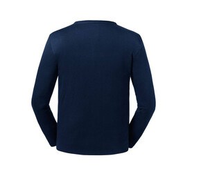Russell RU100M - Tricou cu mânecă lungă organic pentru bărbați