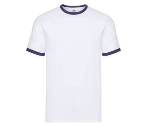 Fruit of the Loom SC245 - Ringer Men's T-Shirt 100% Cotton