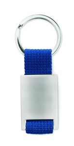 TECH Premium Metal Key Ring with Colored Webbing - GiftRetail IT3020