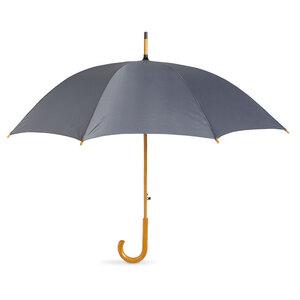 CUMULI Elegant 23 Inch Auto Open Wooden Handle Umbrella - GiftRetail KC5131