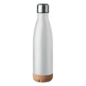 ASPEN CORK Double Wall Stainless Steel Cork Base Bottle 500ml - GiftRetail MO6313