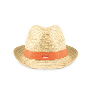 BOOGIE Stylish Summer Paper Straw Hat with Band - GiftRetail MO9341