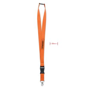 WIDE LANY Premium 25mm Lanyard with Metal Hook and Safety Breakaway - GiftRetail MO9661