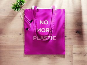 COTTONEL COLOUR Eco-Friendly 180g Cotton Shopping Bag with Long Handles - GiftRetail MO9846