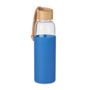 CHAI Eco-Friendly 500ml Glass Bottle with Bamboo Lid - GiftRetail MO6845