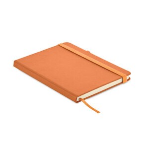 ARPU Eco-Friendly Recycled Leather A5 Notebook with Pen Holder - GiftRetail MO6835