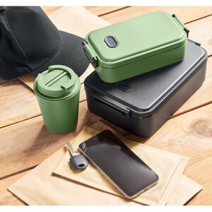 TRIDUS PP Eco-Friendly Double Wall Tumbler with Straw Lid - GiftRetail MO6866