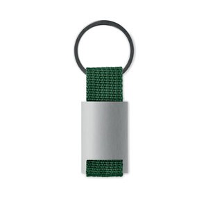 TECH Premium Metal Key Ring with Colored Webbing - GiftRetail IT3020