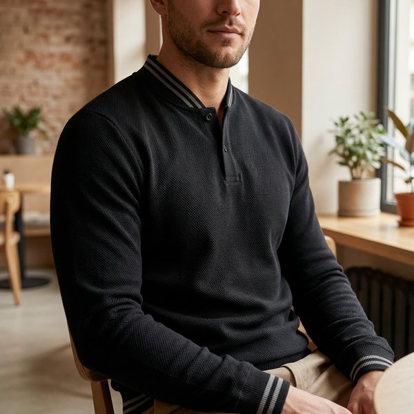 Malfini Premium 273 - Stylish Bomber Jacket with Jacquard Knit Details