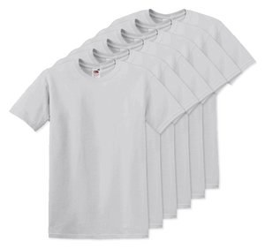 Pachet de 60 Fruit of the Loom SC220 - Tricou Comfort Fit Fruit of the Loom cu guler rotund