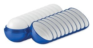 Pack of 100 GiftRetail MO9373 - UV SOFT Organic Nourishing Lip Balm Egg with Vitamin E