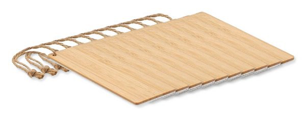 KUMAKU Eco-Friendly Bamboo Bookmark with Jute Cord