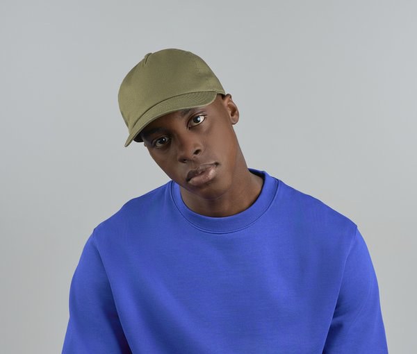 Washed 5-panel cap