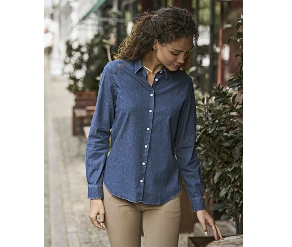 TEE JAYS TJ4005 - Cămașă din denim pentru femei