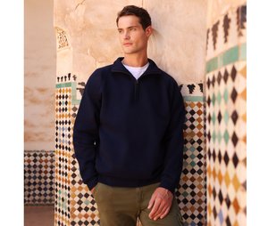 FRUIT OF THE LOOM SC2288 - Hanorac cu guler cu fermoar