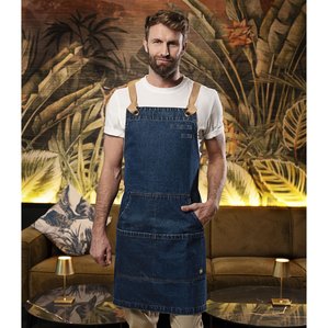 KARLOWSKY KYLS41 - Șorț urban din denim cu bretele